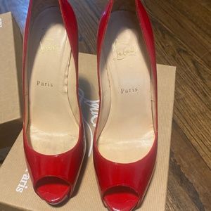 Christian Louboutins Red Pigalle 100 Fluo Chic